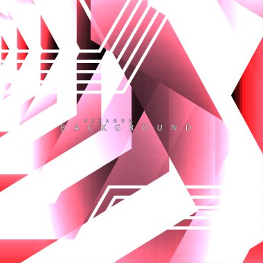 renkli altıgen soyut arka plan. Saydam vektör arka planı