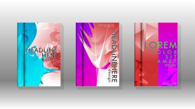 Renkli soyut sprey desenleri ile arka plan kapağı vektör tasarımı. Renk karışımı. Vektör Eps 10. Vektör çizimi