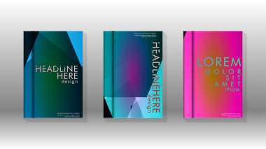 Kapak kitabı renkli altıgen soyut arka plan