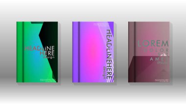 Kapak kitabı renkli altıgen soyut arka plan