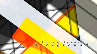 Dikdörtgen tüp elemanları vektör 3d arka plan