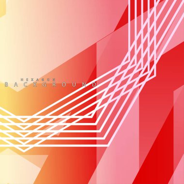 renkli altıgen soyut arka plan. Saydam vektör arka planı