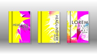 Renkli soyut sprey desenleri ile arka plan kapağı vektör tasarımı. Renk karışımı. Vektör Eps 10. Vektör çizimi