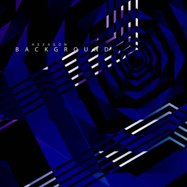 renkli altıgen soyut arka plan. Saydam vektör arka planı