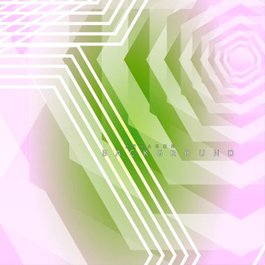 renkli altıgen soyut arka plan. Saydam vektör arka planı