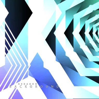 renkli altıgen soyut arka plan. Saydam vektör arka planı