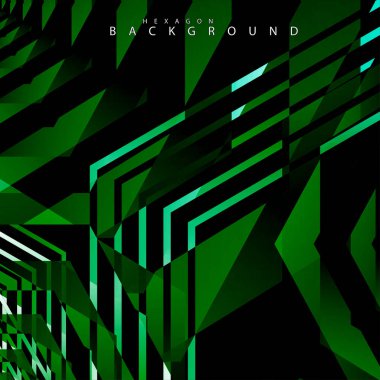 renkli altıgen soyut arka plan. Saydam vektör arka planı