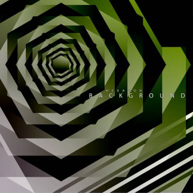 renkli altıgen soyut arka plan. Saydam vektör arka planı