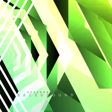 renkli altıgen soyut arka plan. Saydam vektör arka planı