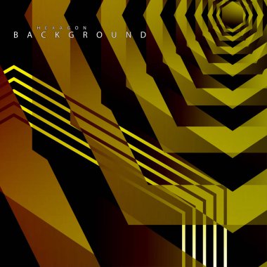 renkli altıgen soyut arka plan. Saydam vektör arka planı