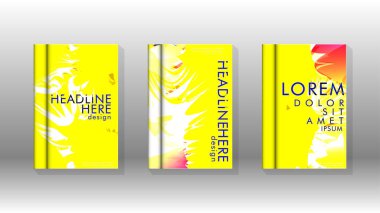 Renkli soyut sprey desenleri ile arka plan kapağı vektör tasarımı. Renk karışımı. Vektör Eps 10. Vektör çizimi