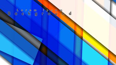 Renkli desen çizgileri ile soyut vektör arka plan tasarımı