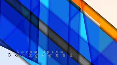 Renkli desen çizgileri ile soyut vektör arka plan tasarımı