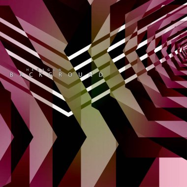 renkli altıgen soyut arka plan. Saydam vektör arka planı