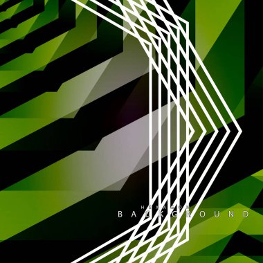 renkli altıgen soyut arka plan. Saydam vektör arka planı