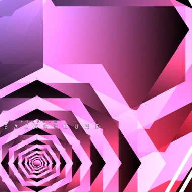 renkli altıgen soyut arka plan. Saydam vektör arka planı