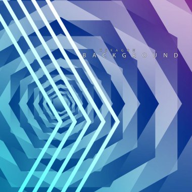 renkli altıgen soyut arka plan. Saydam vektör arka planı