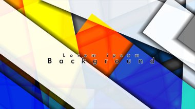 Renkli desen çizgileri ile soyut vektör arka plan tasarımı