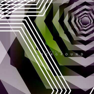 renkli altıgen soyut arka plan. Saydam vektör arka planı