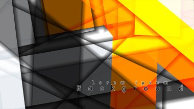 Dikdörtgen tüp elemanları vektör 3d arka plan