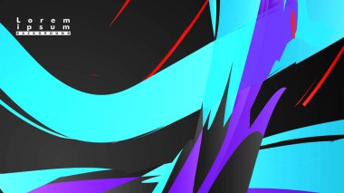 Renkli geometrik arka planlar. Basit form kompozisyonu. Eps10 vektör şablonu