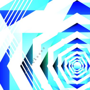 renkli altıgen soyut arka plan. Saydam vektör arka planı