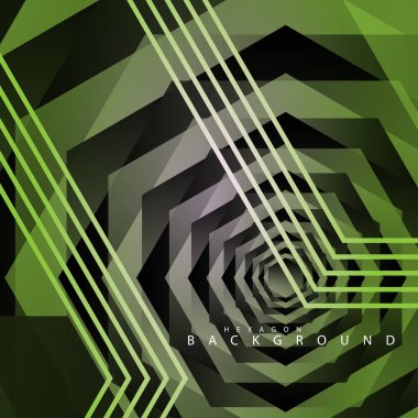 renkli altıgen soyut arka plan. Saydam vektör arka planı