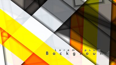 Dikdörtgen tüp elemanları vektör 3d arka plan