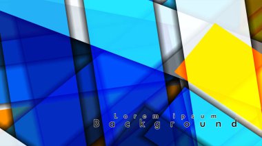 Renkli desen çizgileri ile soyut vektör arka plan tasarımı