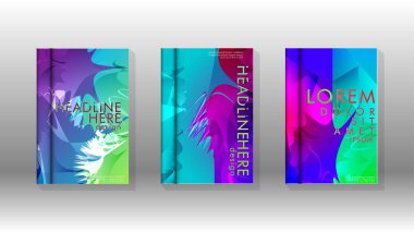 Renkli soyut sprey desenleri ile arka plan kapağı vektör tasarımı. Renk karışımı. Vektör Eps 10. Vektör çizimi