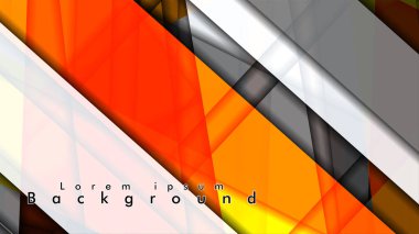 Dikdörtgen tüp elemanları vektör 3d arka plan