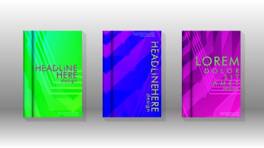 Kapak kitabı renkli altıgen soyut arka plan