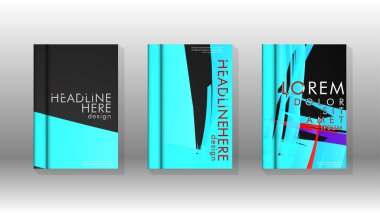 Kitap Kapağı renkli geometrik arka planlar.