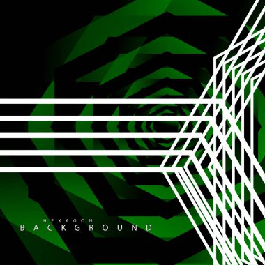 renkli altıgen soyut arka plan. Saydam vektör arka planı