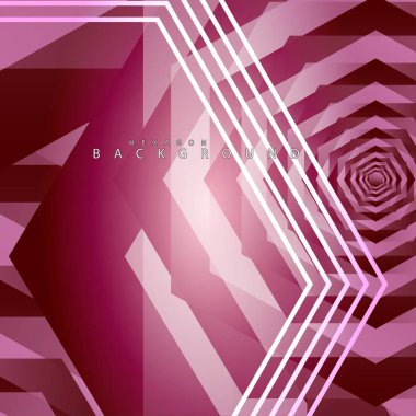 renkli altıgen soyut arka plan. Saydam vektör arka planı