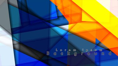 Renkli desen çizgileri ile soyut vektör arka plan tasarımı