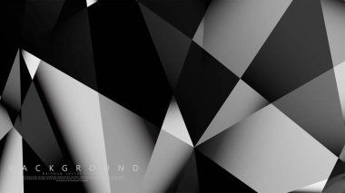 Soyut geometrik arka plan. koyu üçgen vektörü