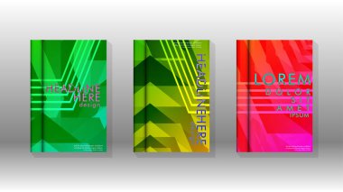 Kapak kitabı renkli altıgen soyut arka plan