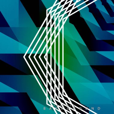 renkli altıgen soyut arka plan. Saydam vektör arka planı