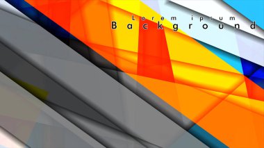 Renkli desen çizgileri ile soyut vektör arka plan tasarımı