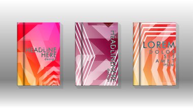 Kapak kitabı renkli altıgen soyut arka plan