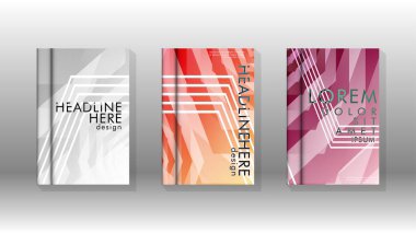 Kapak kitabı renkli altıgen soyut arka plan