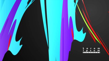 Renkli geometrik arka planlar. Basit form kompozisyonu. Eps10 vektör şablonu