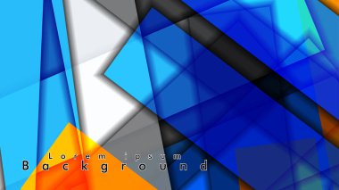 Renkli desen çizgileri ile soyut vektör arka plan tasarımı