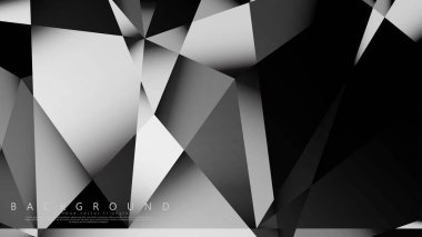 Soyut geometrik arka plan. koyu üçgen vektörü