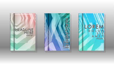 Kapak kitabı renkli altıgen soyut arka plan