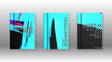 Kitap Kapağı renkli geometrik arka planlar.