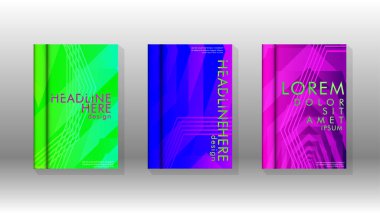 Kapak kitabı renkli altıgen soyut arka plan