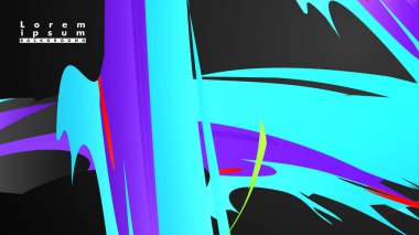 Renkli geometrik arka planlar. Basit form kompozisyonu. Eps10 vektör şablonu