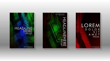 Kapak kitabı renkli altıgen soyut arka plan